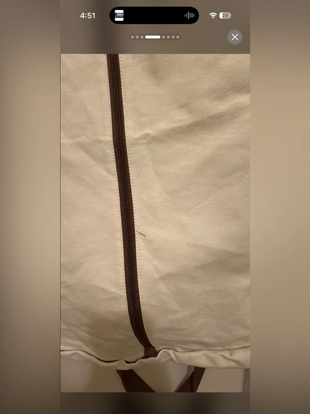 Hermes Cloth Clothing Bag